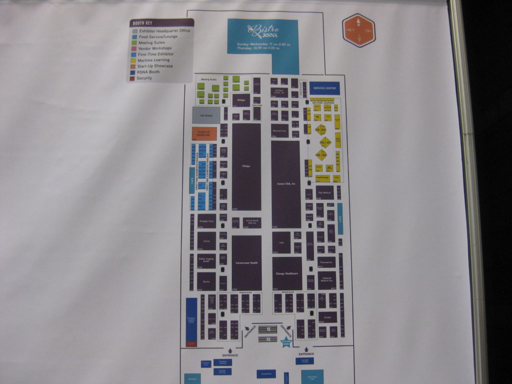 RSNA Technical Exhibit Map North