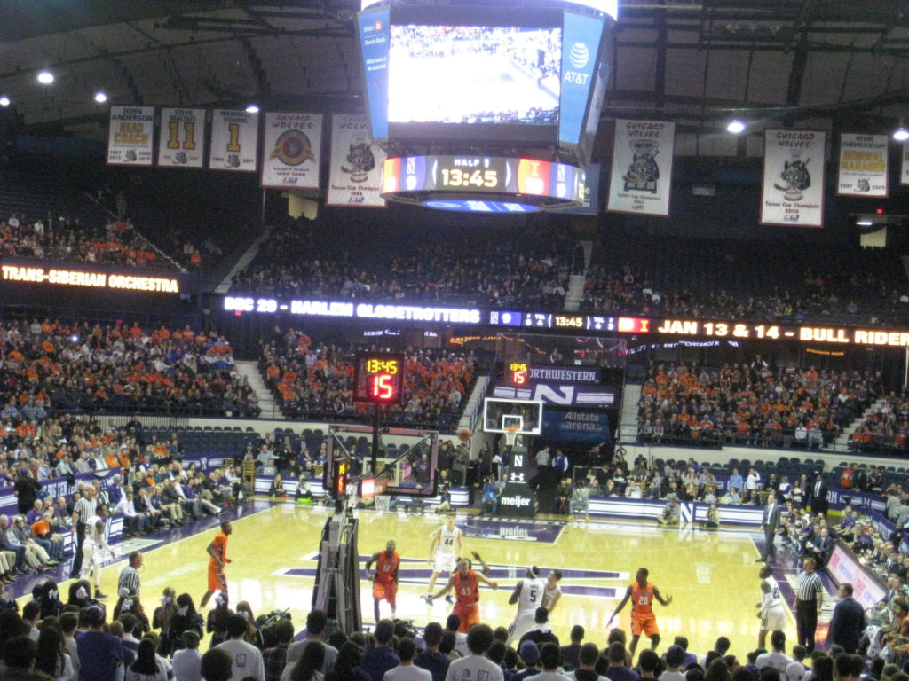 Northwestern Illinois basketball shooting