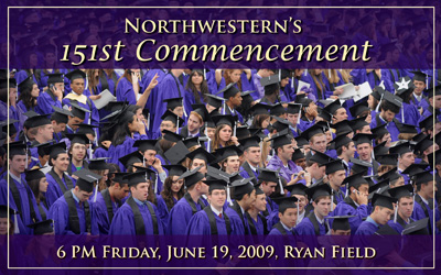 northwestern commencement - Northwestern University Commencement 2009