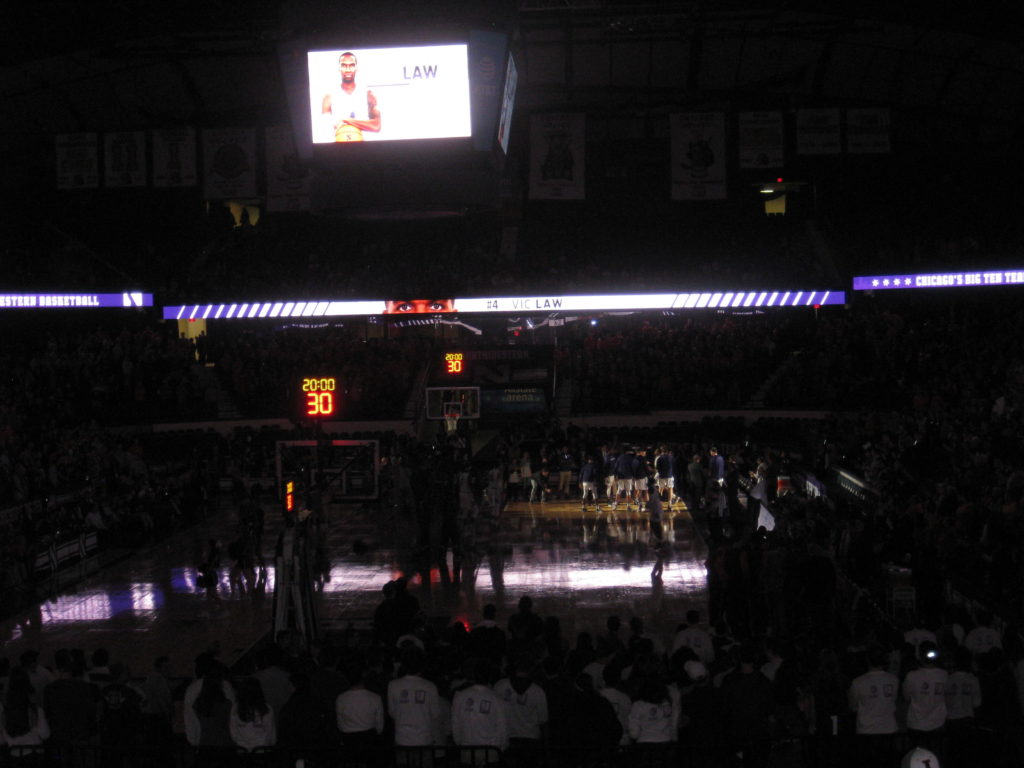 IMG 2832 1024x768 - Illinois vs Northwestern Basketball at Allstate Arena 2017