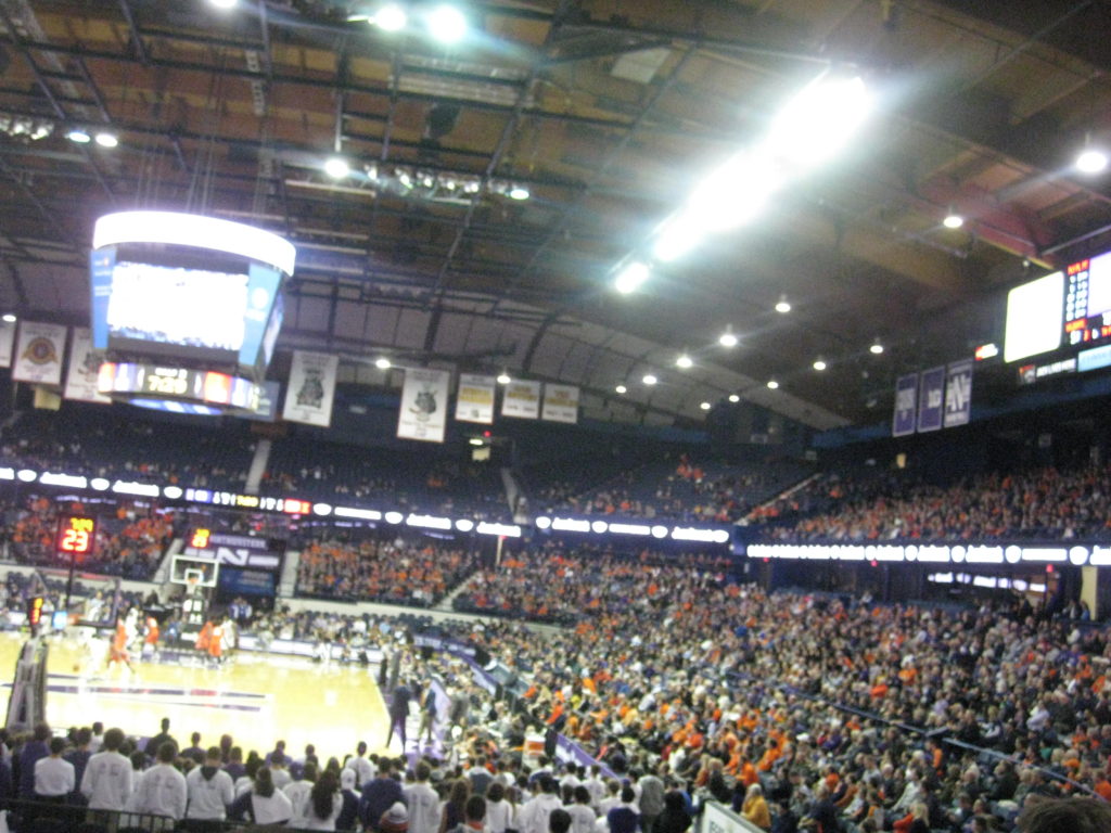 IMG 2876 1024x768 - Illinois vs Northwestern Basketball at Allstate Arena 2017