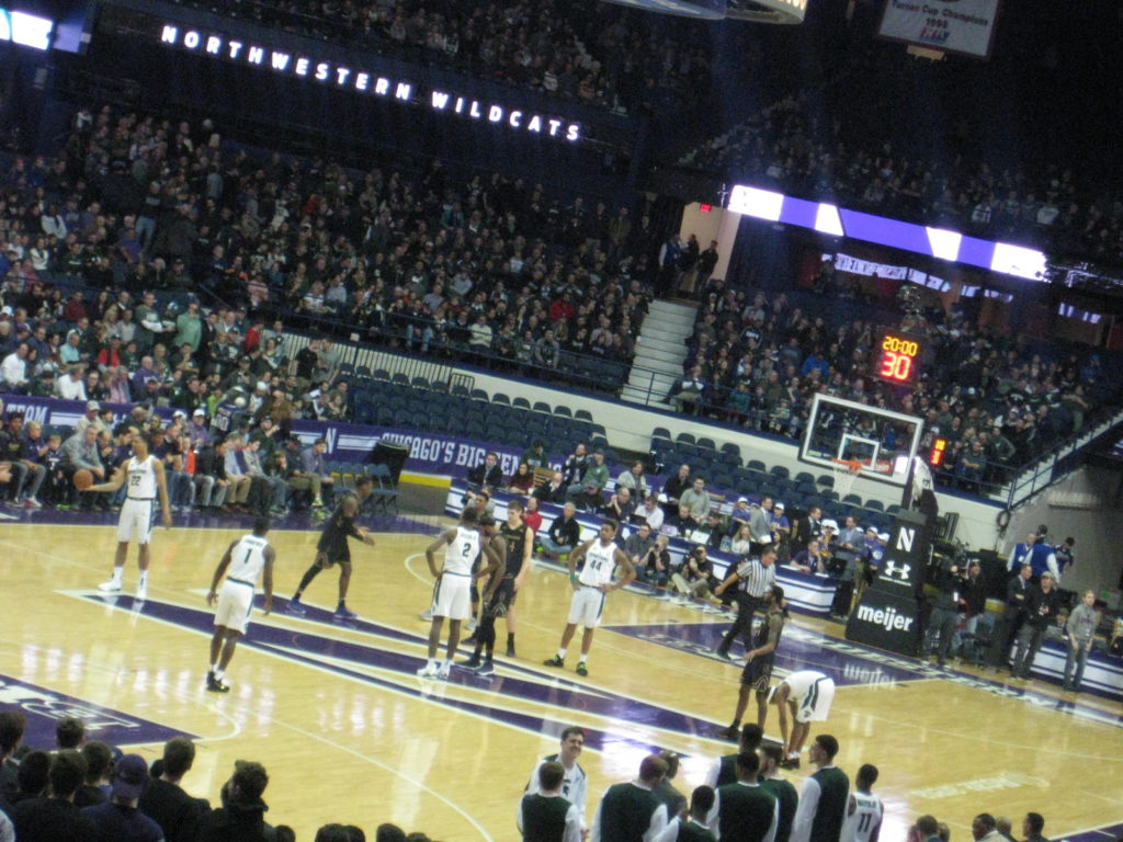 IMG 2919 1024x768 - Michigan State vs Northwestern Basketball at Allstate Arena 2018