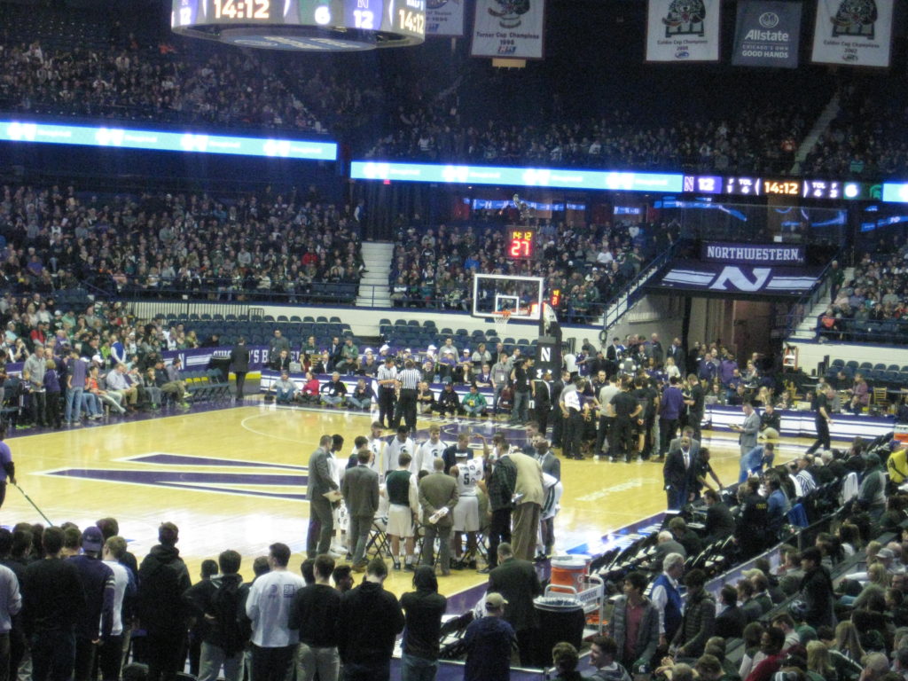 IMG 2923 1024x768 - Michigan State vs Northwestern Basketball at Allstate Arena 2018