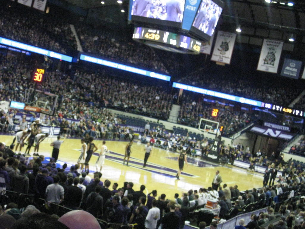 IMG 2943 1024x768 - Michigan State vs Northwestern Basketball at Allstate Arena 2018