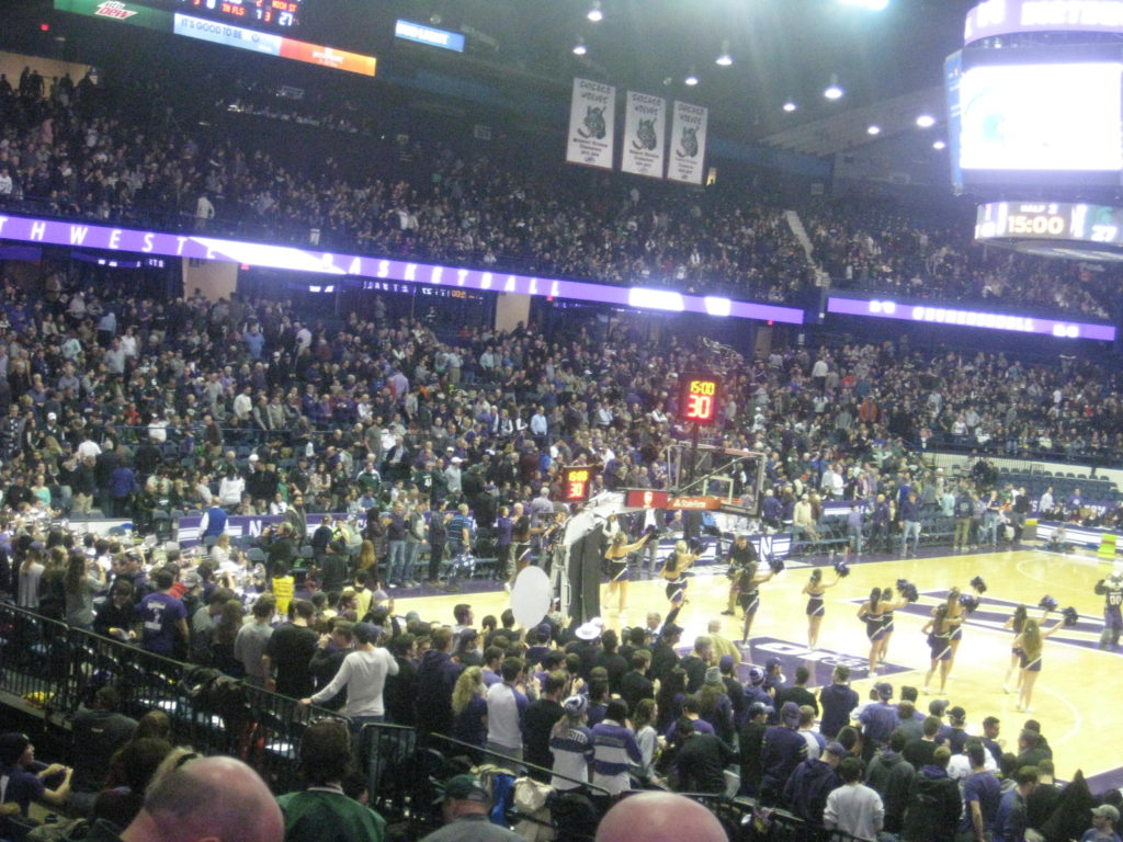 IMG 2947 1024x768 - Michigan State vs Northwestern Basketball at Allstate Arena 2018