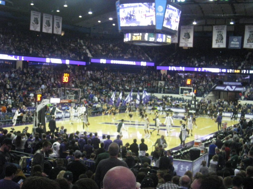 IMG 2948 1024x768 - Michigan State vs Northwestern Basketball at Allstate Arena 2018