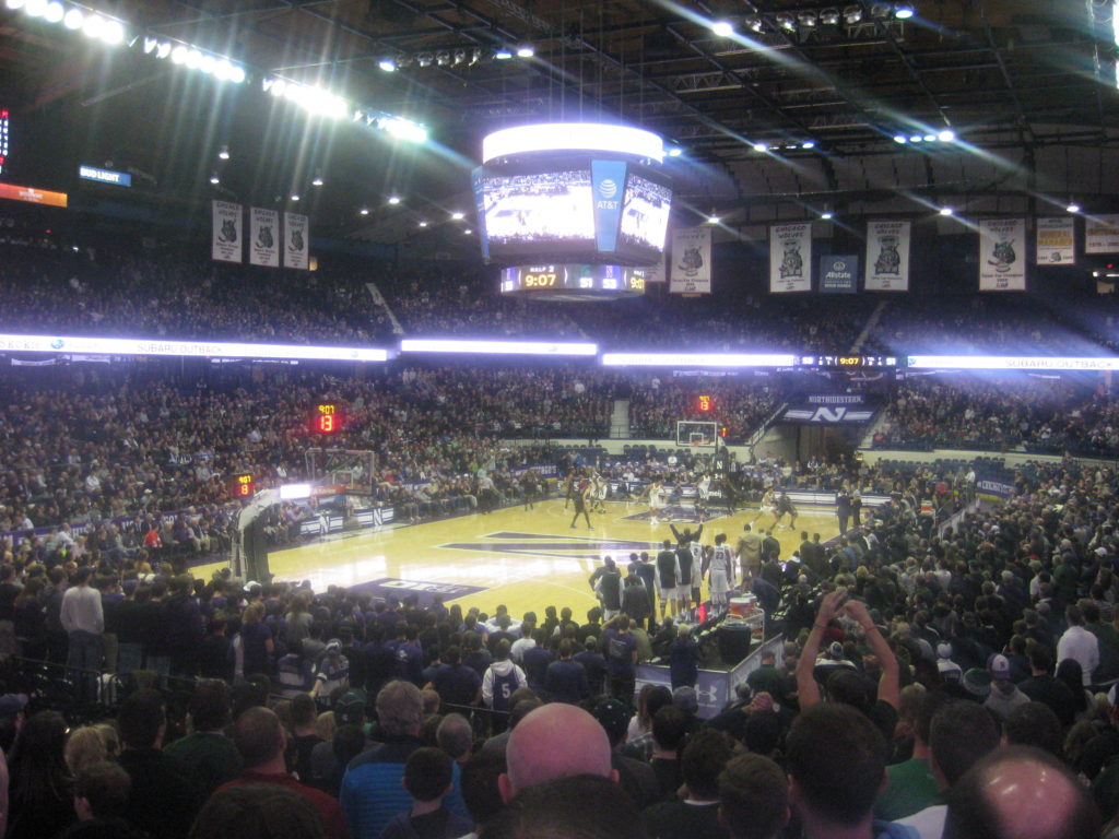 IMG 2965 1024x768 - Michigan State vs Northwestern Basketball at Allstate Arena 2018