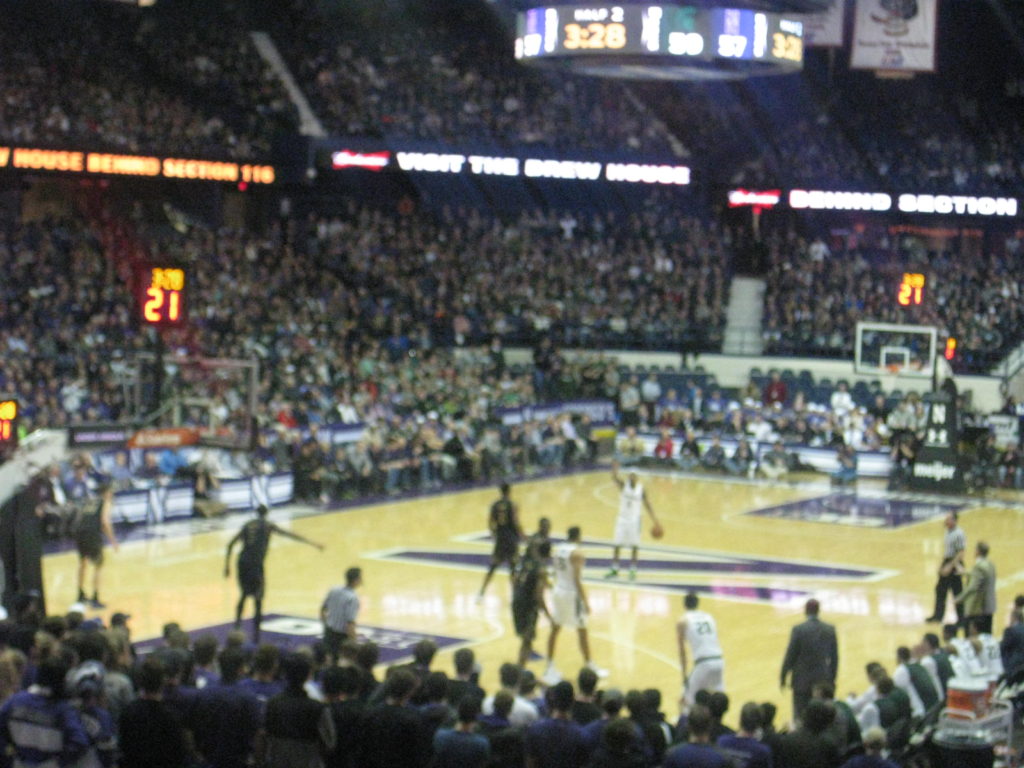 IMG 2971 1024x768 - Michigan State vs Northwestern Basketball at Allstate Arena 2018