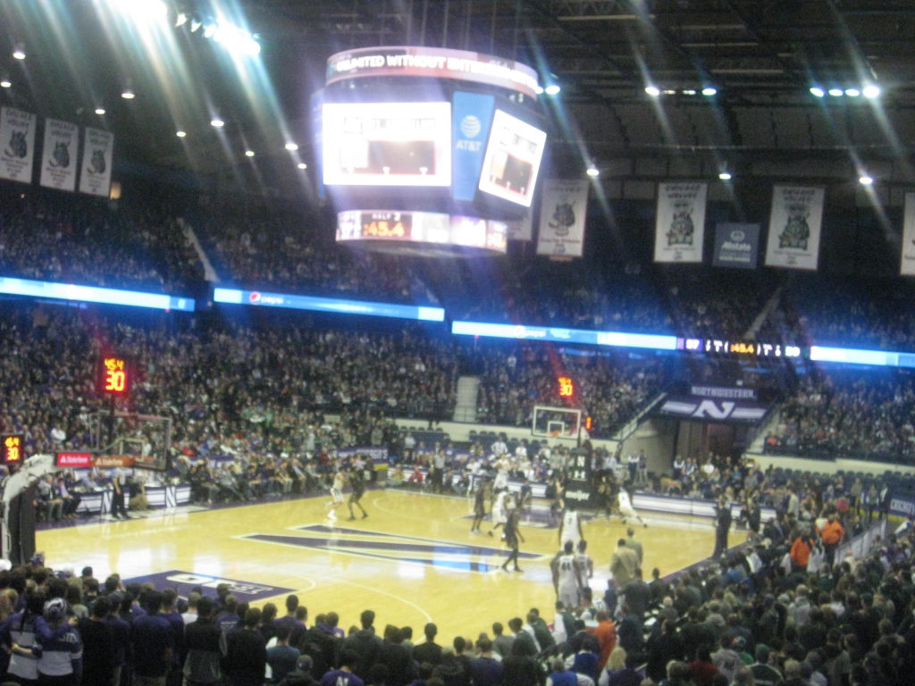 IMG 2976 1024x768 - Michigan State vs Northwestern Basketball at Allstate Arena 2018