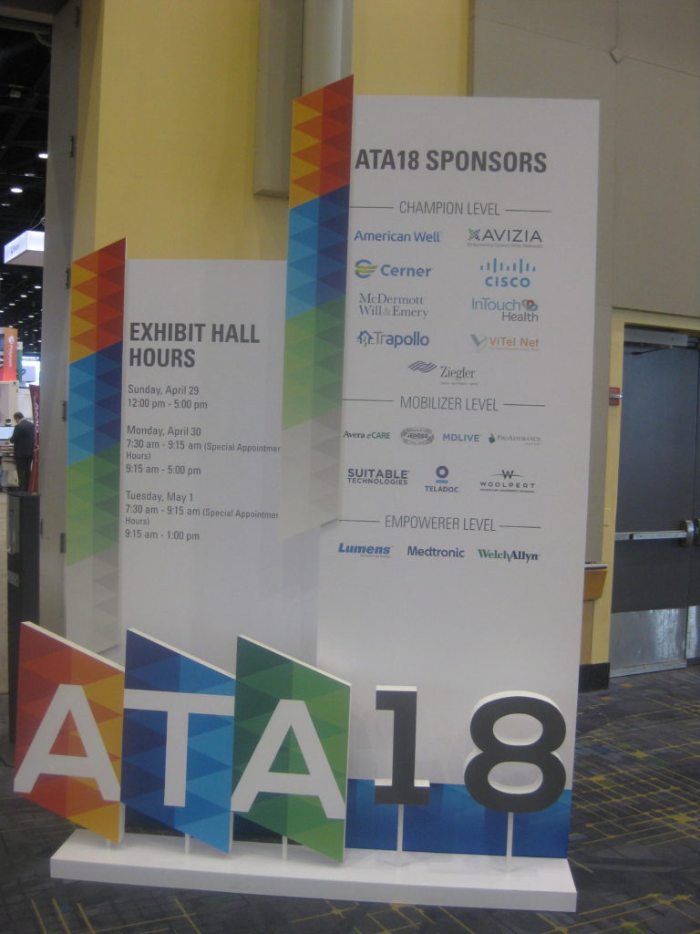 IMG 2985 e1525140220877 768x1024 - American Telemedicine Association 2018 Conference (ATA18), in Chicago, Illinois, at McCormick Place