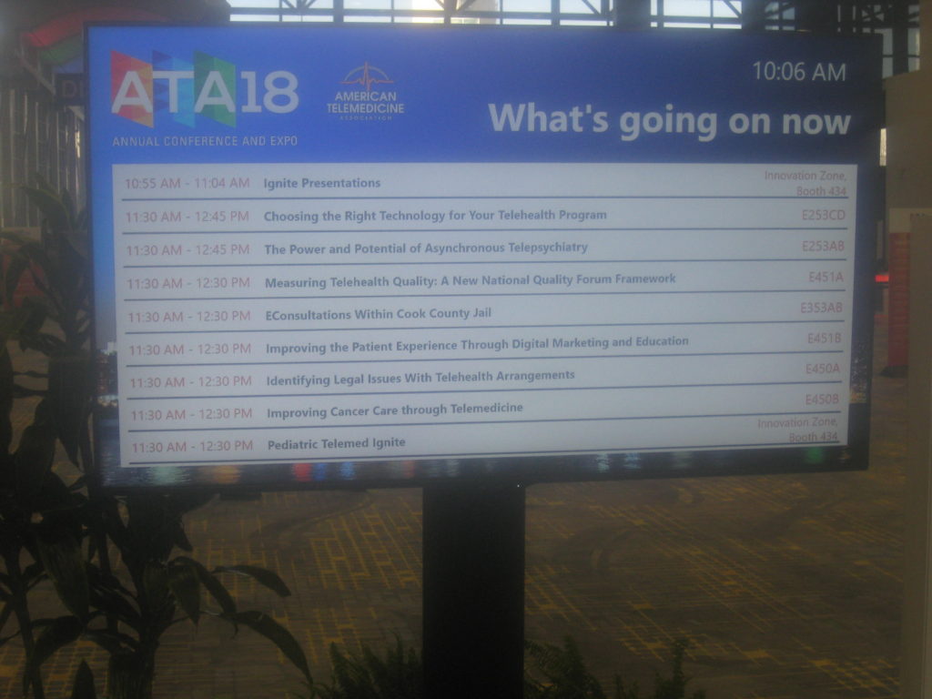 IMG 3009 1024x768 - American Telemedicine Association 2018 Conference (ATA18), in Chicago, Illinois, at McCormick Place