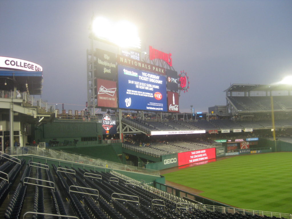 IMG 3114 1024x768 - Postponed Chicago Cubs vs. Washington Nationals at Nationals Park Game