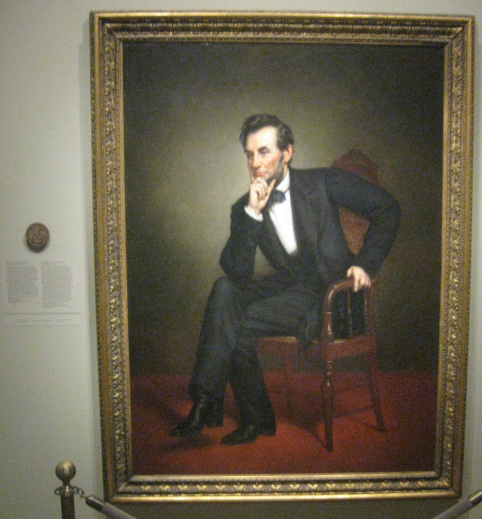 abraham lincoln president portrait 16 951x1024 - Washington D.C. and Cherry Blossoms 2019