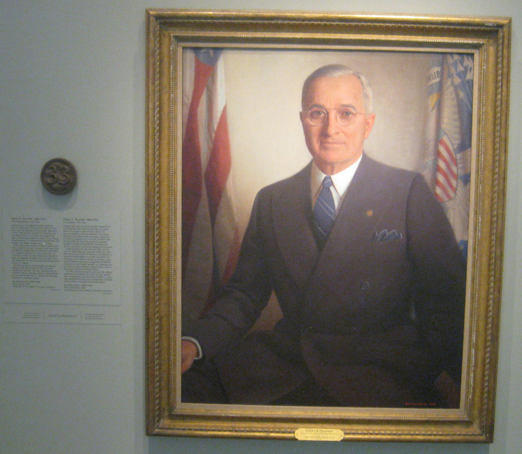 harry truman president portrait 33 1024x890 - Washington D.C. and Cherry Blossoms 2019