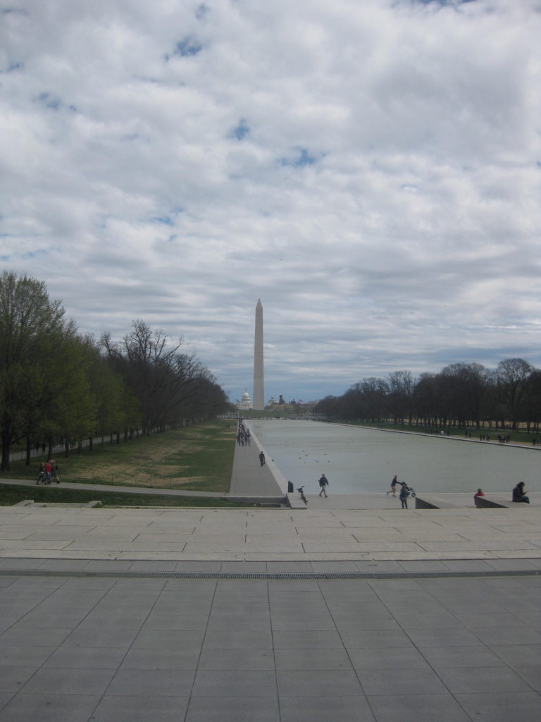 reflecting pool washington dc e1554073735634 768x1024 - Washington D.C. and Cherry Blossoms 2019