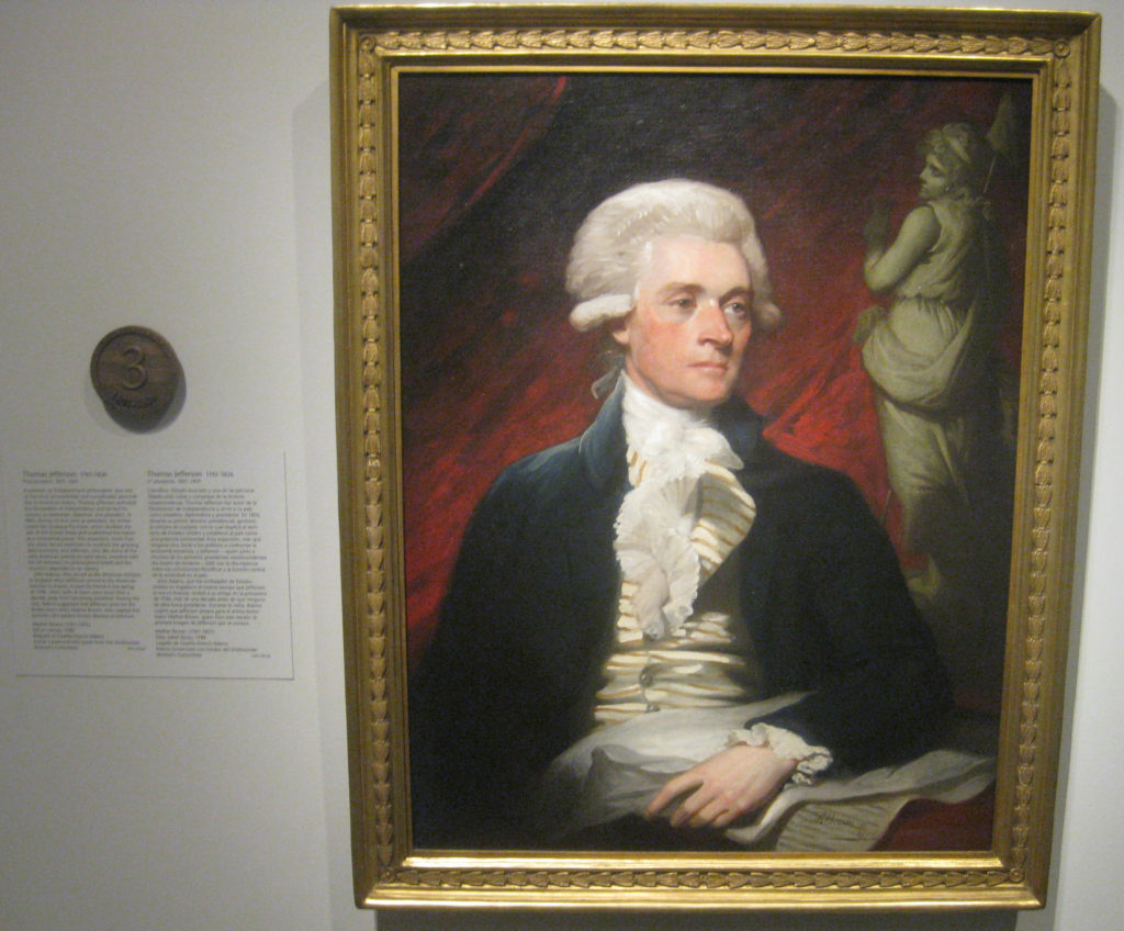 thomas jefferson president portrait 3 1024x848 - Washington D.C. and Cherry Blossoms 2019