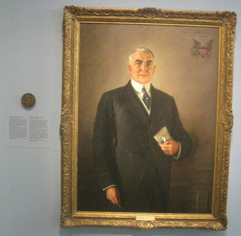 warren harding president portrait 29 1024x1002 - Washington D.C. and Cherry Blossoms 2019