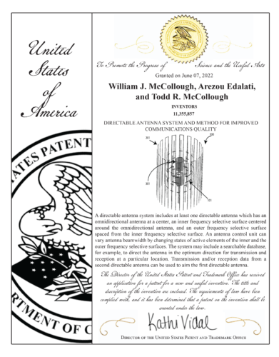 2022_Patent_Certificate_direcatable_antenna_v1