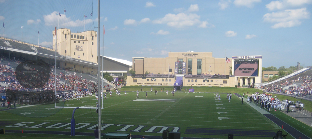 northwestern siu sept 2022 06 1024x456 - Southern Illinois vs Northwestern Football at Ryan Field 2022