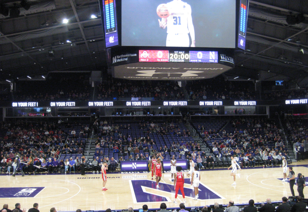 northwestern ohio state 005 1024x706 - Ohio State vs Northwestern Basketball at Welsh Ryan Arena 2023