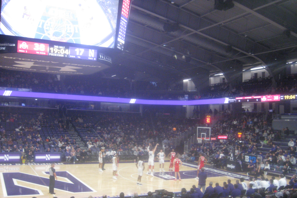 northwestern ohio state 008 1024x683 - Ohio State vs Northwestern Basketball at Welsh Ryan Arena 2023