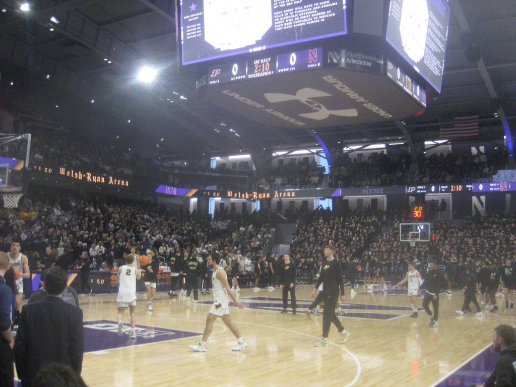 purdue northwestern basketball 2023 welsh ryan 002 1024x768 - Purdue vs Northwestern Basketball at Welsh Ryan Arena 2023