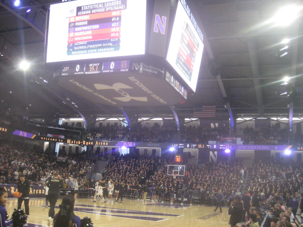 purdue northwestern basketball 2023 welsh ryan 003 1024x768 - Purdue vs Northwestern Basketball at Welsh Ryan Arena 2023