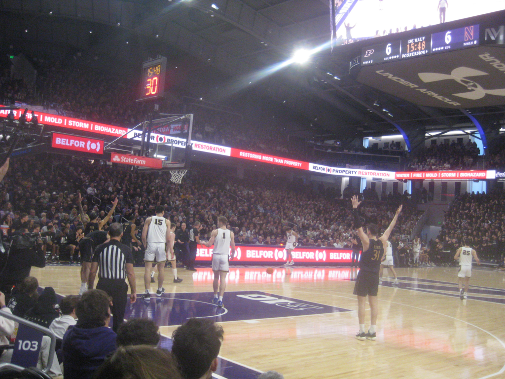 purdue northwestern basketball 2023 welsh ryan 010 1024x768 - Purdue vs Northwestern Basketball at Welsh Ryan Arena 2023