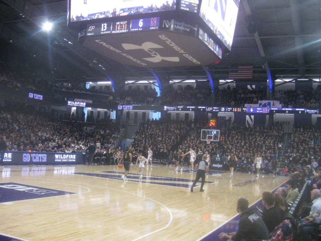 purdue northwestern basketball 2023 welsh ryan 013 1024x768 - Purdue vs Northwestern Basketball at Welsh Ryan Arena 2023