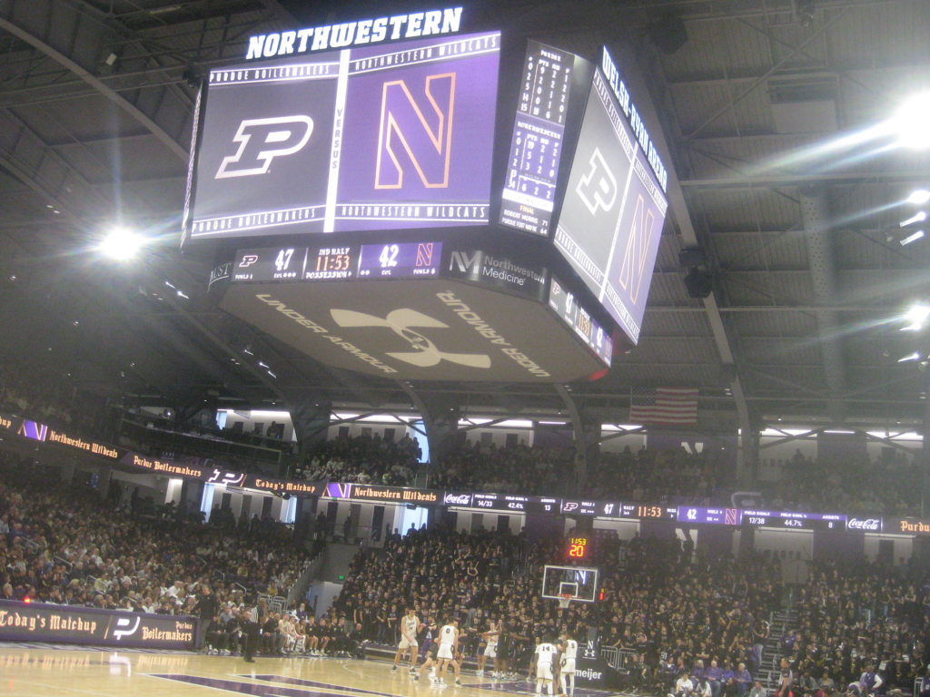 purdue northwestern basketball 2023 welsh ryan 033 1024x768 - Purdue vs Northwestern Basketball at Welsh Ryan Arena 2023