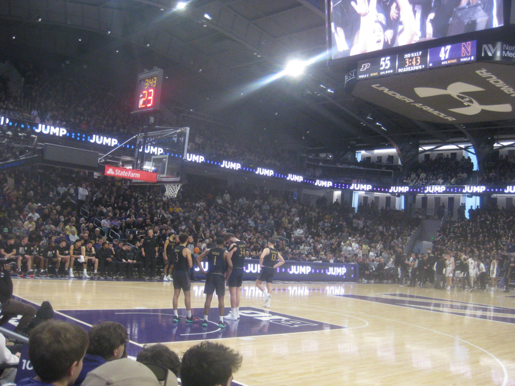 purdue northwestern basketball 2023 welsh ryan 040 1024x768 - Purdue vs Northwestern Basketball at Welsh Ryan Arena 2023