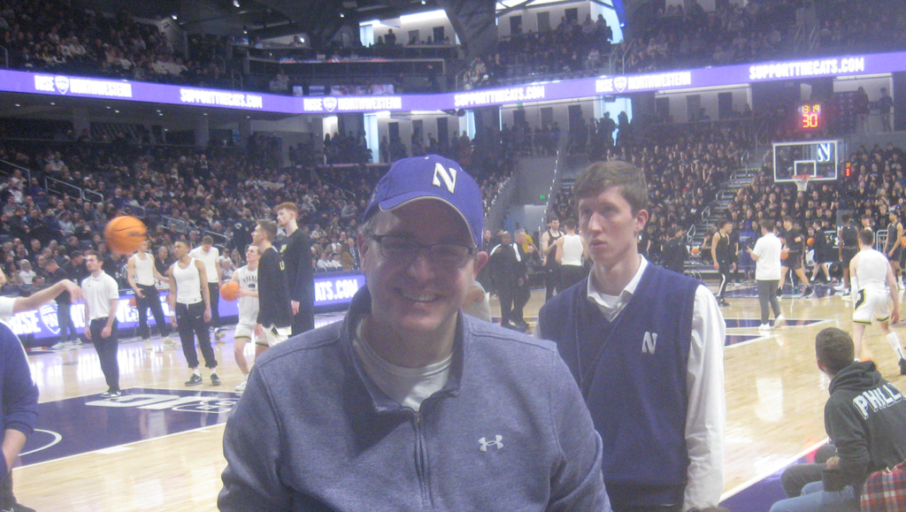 todd mccollough northwestern purdue basketball 1024x579 - Purdue vs Northwestern Basketball at Welsh Ryan Arena 2023