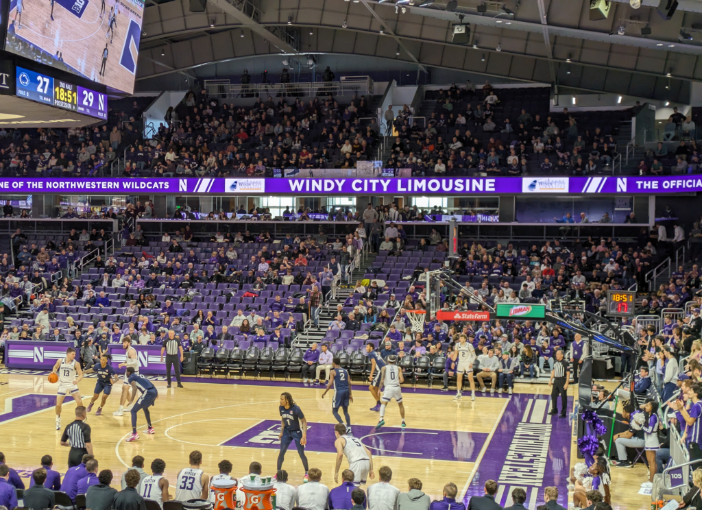 northwestern penn state basketball 2024 two 1024x744 - Penn State vs Northwestern Basketball at Welsh Ryan Arena 2024